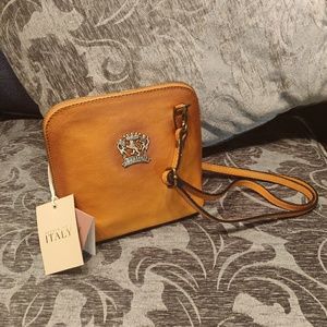 Pratesi Italian leather mini crossbody